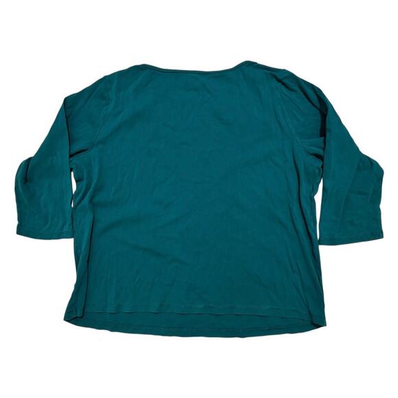 Plus Size Basics Womens 2X Cotton Tee Shirt Cami Bundle Pink Green Layering - Picture 3 of 13